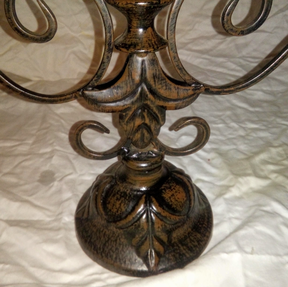 Vintage brass canelabra